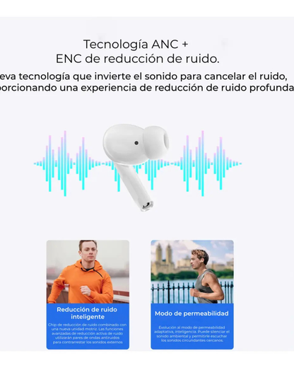 Audífonos Bluetooth con Pantalla Touch